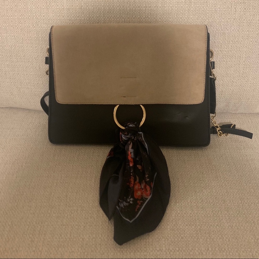 NWOT Who What Wear Suede Handbag